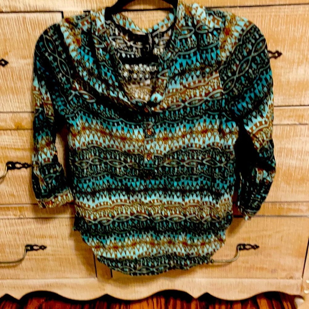 CATHY  PETITES 3/4 sleeve top